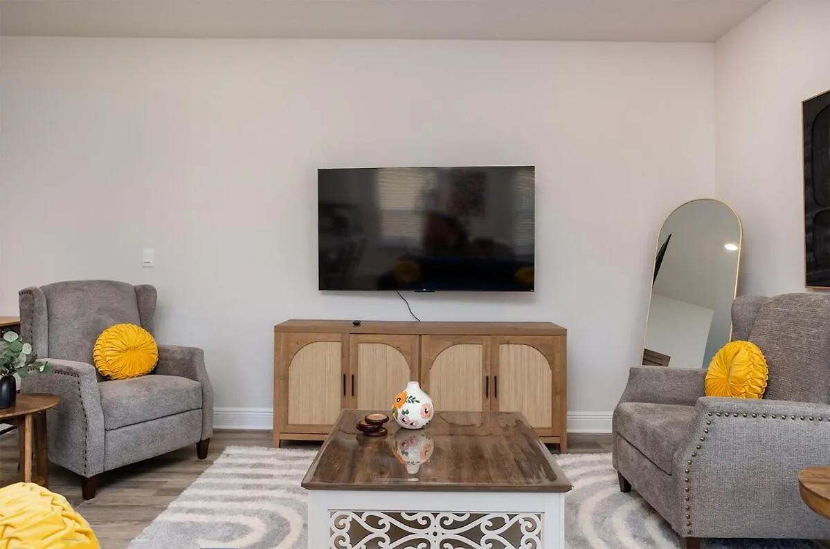 アパート パナマシティービーチCoastal Boho Escape - 3Br Modern Townhouseアパートメント